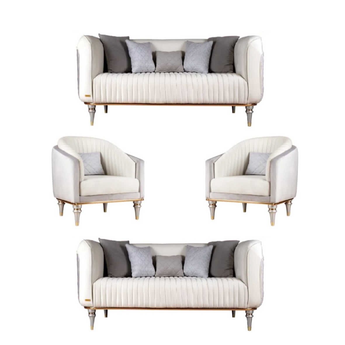 مبل راحتی هشت نفره شاهان دکور  مدل دیانا کد 11-16