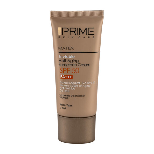 ضدآفتاب جوان کننده بی رنگ پرایم SPF50