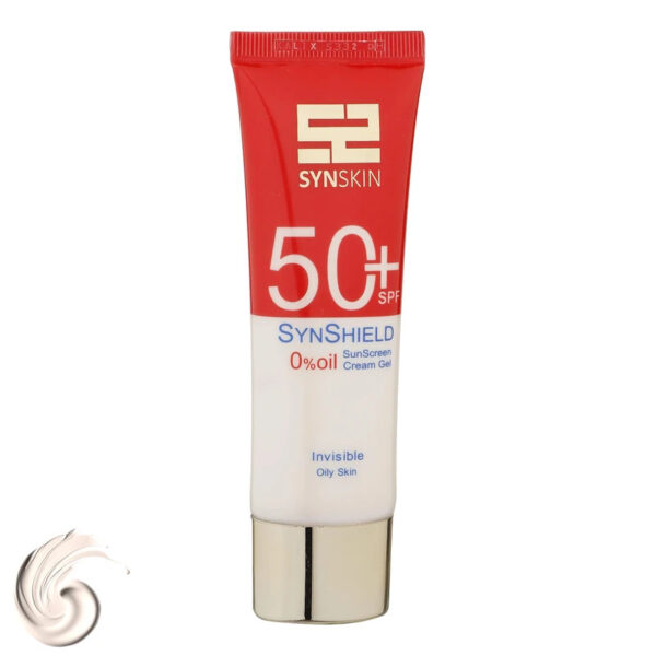 ضدآفتاب کرم ژل ساین اسکین (Syn Skin) مدل سان شیلد Invsible با SPF 50 بدون رنگ بانوان