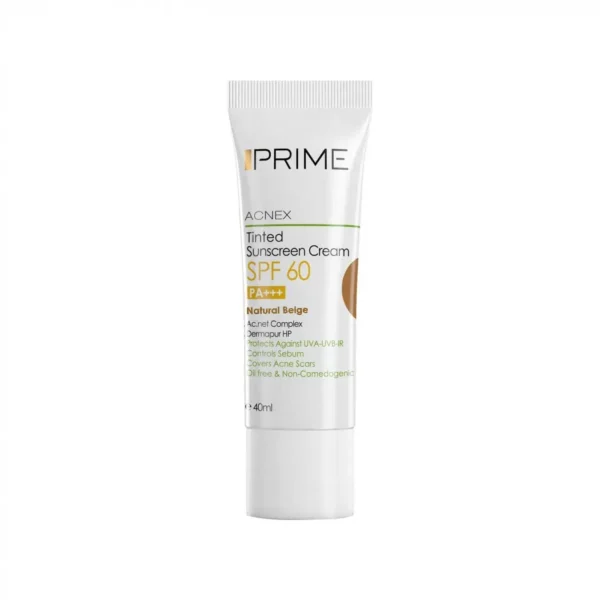 ضدآفتاب SPF60 رنگی بژ پرایم