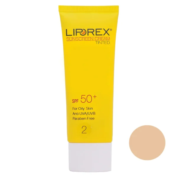 کرم ضدآفتاب رنگی لیپورکس مدل natural beige پوست چرب حجم 40 میلی لیتر
