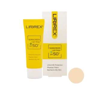 کرم ضدآفتاب رنگی لیپورکس مدل natural beige پوست خشک حجم 40 میلی لیتر