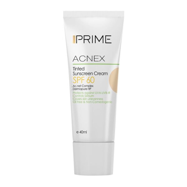 ضدآفتاب SPF60 رنگی بژ روشن پرایم